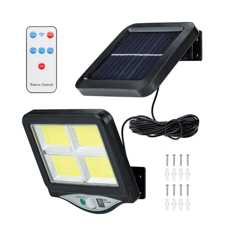 Zewnętrzna ścienna mocna lampa solarna LED